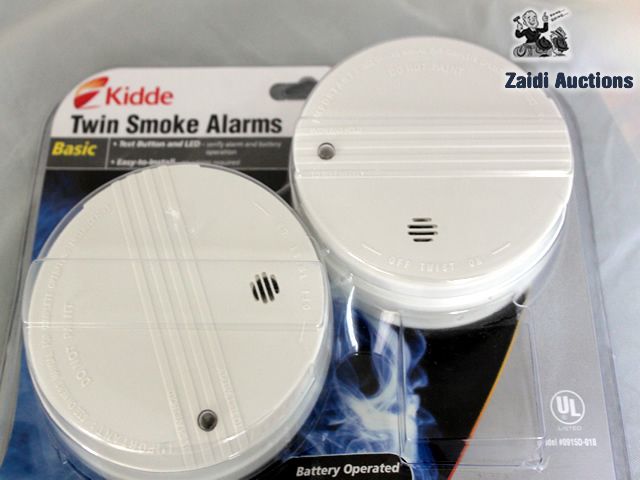 KIDDE TWIN SMOKE ALARMS LED INDICATOR  NEW  