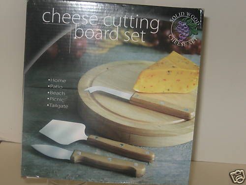 CHEESE CUTTING BOARD SET * NEW *  