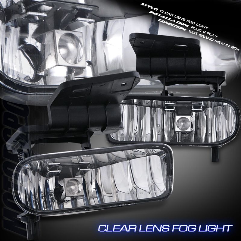 00 06 CHEVY TAHOE LS LT SUBURBAN 1500 2500 CHROME FOG LIGHTS LAMPS 