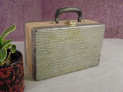 VINTAGE TUBE AMP SPEAKER CAB PROJECT HARMONIC SILVERTONE & CREAM VGC 