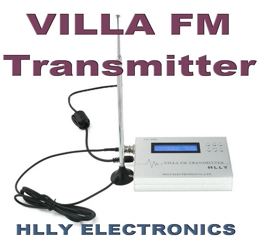 build your own fm stereo radio station in clear range