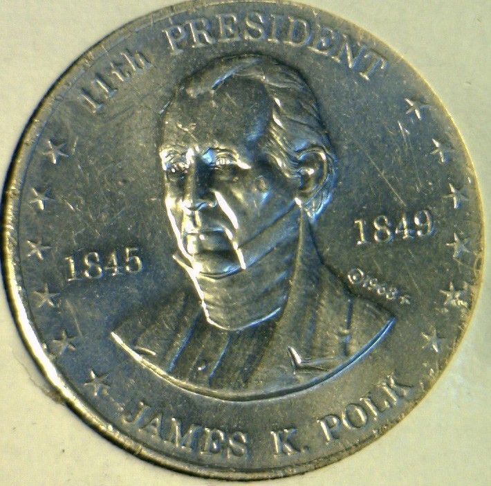   Commemorative Mr. President Shell Game Medal   Token   Coin  