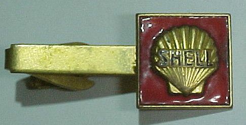 Vintage 50s Shell Oil Co Advertising Tie Bar Gasoline  