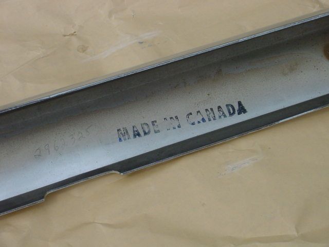 1970 1971 (FEB 71) Challenger NOS MoPar FRONT BUMPER No jack Slots R/T 