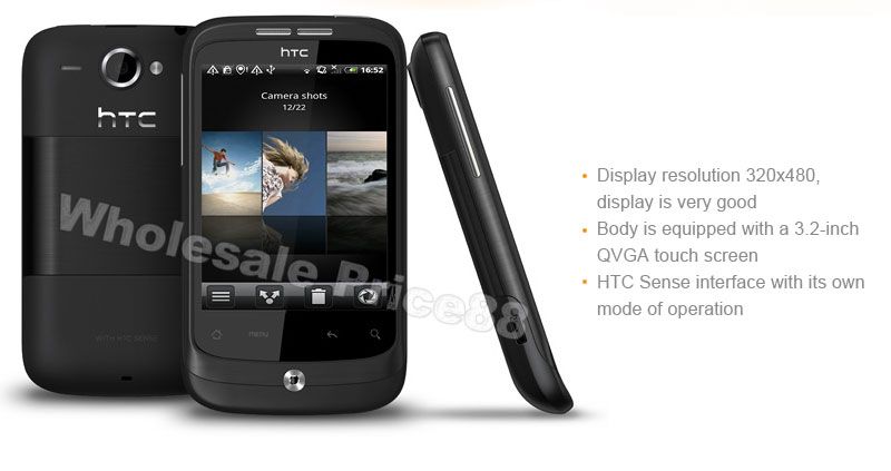 Brand New HTC Wildfire Unlocked 3G/GSM 5MP GPS Phone 610214627360 