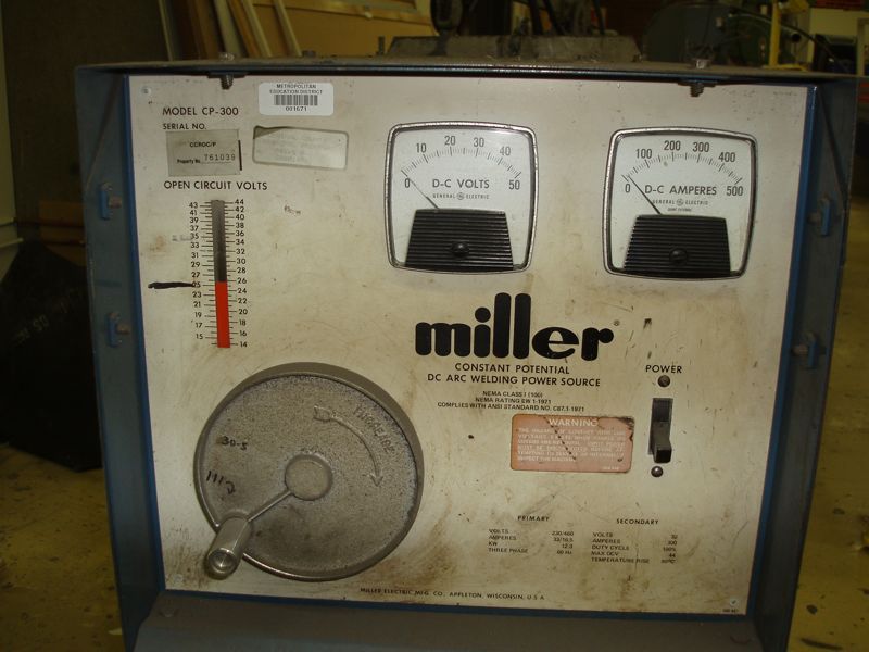   Power Source on Cart Model CP 300 Constant Potential DC Arc  