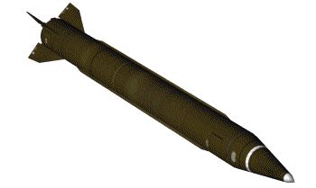 SCUD Missile Russia Military Kiln Dry Wood Model Big  