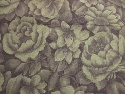 LOVELY 2 Dusky Plum & Cream Floral Cotton Prints,43w,6.5ydsTotal 