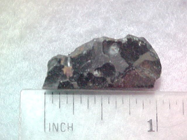   BRENHAM PALLASITE 4.8 gr CERTIFICATE AUTHENTICITY KIOWA CTY KANSAS