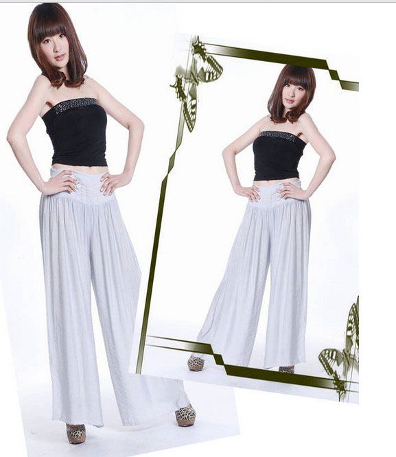   Fashion super stylish wide leg pants, culottes loose, casual trousers