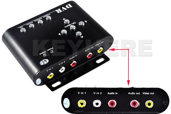 CH Mini CCTV DVR Security Support D1/QVGA 32GB SD/SD HC US Plug