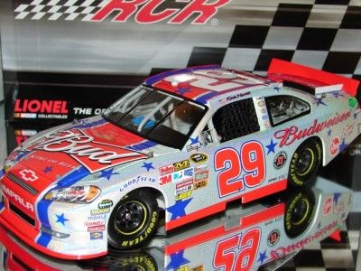 2011 KEVIN HARVICK #29 BUDWEISER 4TH OF JULY FLASHCOAT IMPALA 124 