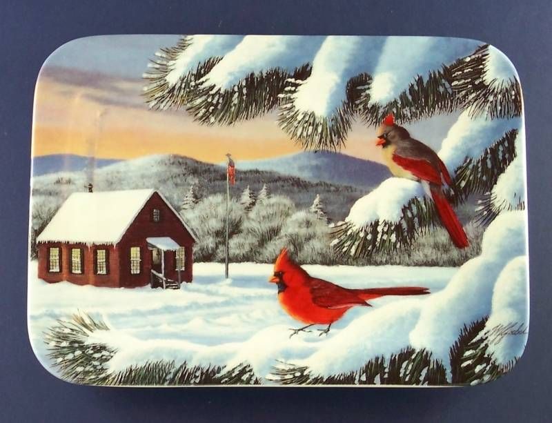 CARDINAL Plate SOFT MORNING GLOW A Country Wonderland Wilhelm Goebel 