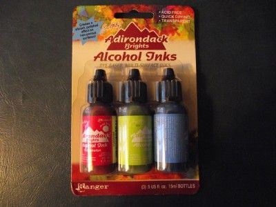 ADIRONDACK ALCOHOL INKS METAL MIXATIVES 9 COLORS NIP  