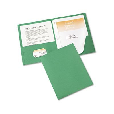 Avery   47977   Paper Two Pocket Report Cover   2 Item Bundle 