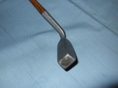 Vintage Harry Weetman aluminium hickory putter.  