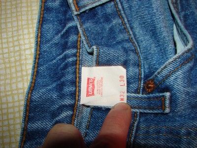 Vintage Mens Levis Jeans 517 Orange Tag Distressed Faded Sz 32 x 30 