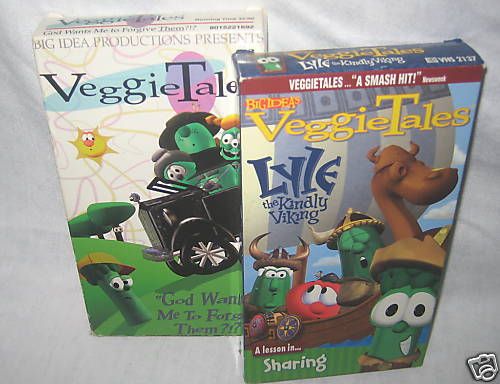 BIG IDEA VHS VeggieTales lesson in Sharing A SMASH H.2 on PopScreen