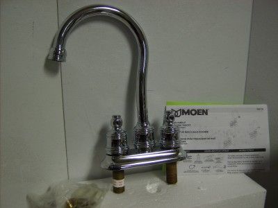 307# MOEN 5992 traditinal chrome bar faucet 4center  
