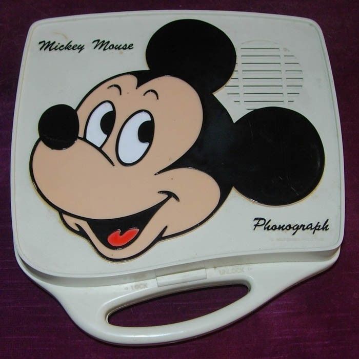 MICKEY MOUSE PHONOGRAPH SHELCORE WDP DISNEY  