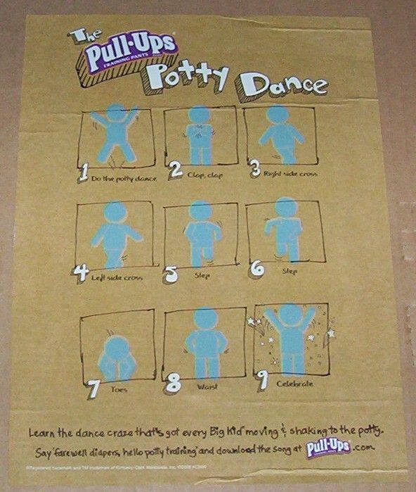 2010 ad page   Huggies Diapers Pull Ups training pants POTTY DANCE 