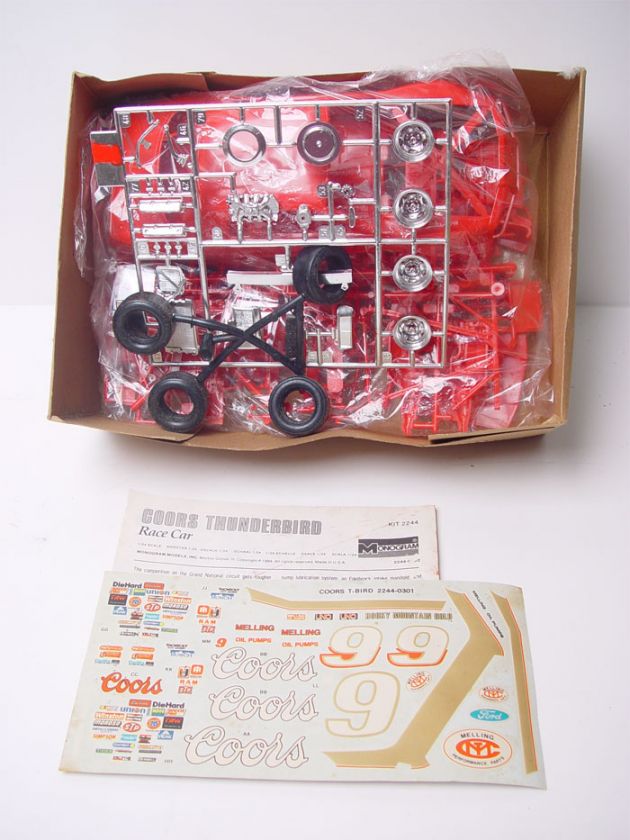 Monogram Coors Melling 9 Thunderbird Car Model Kit 2244  