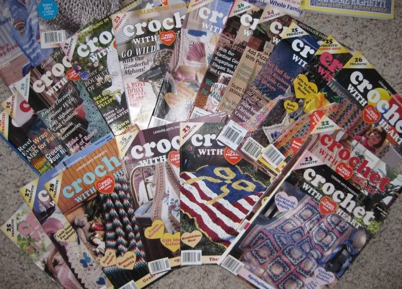 Crochet Lot of 49 Books, Magazines, Patterns * Annies Attic & More 