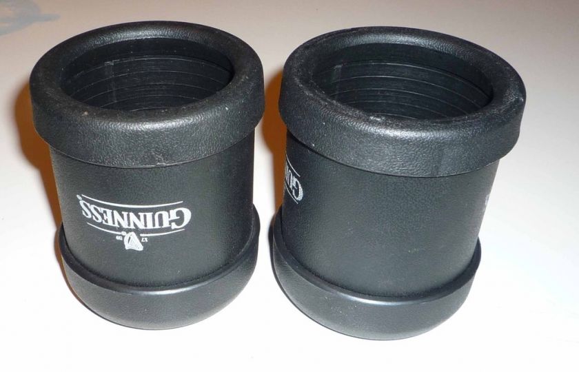 Malaysia GUINNESS Plastic BOTTLE HOLDER and DICE CUP  