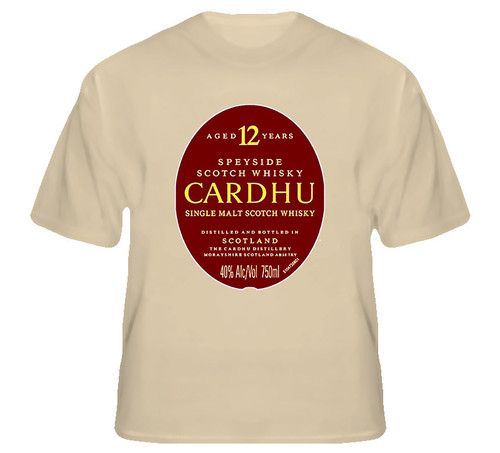 Cardhu Scotch Whiskey Malt Cognac Alcohol T Shirt  