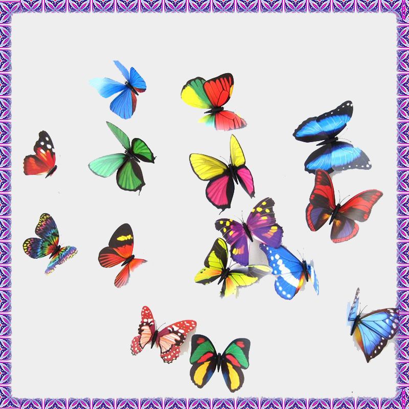 Magnetic Fridge Magnet Mixed Colorful Butterfly New  