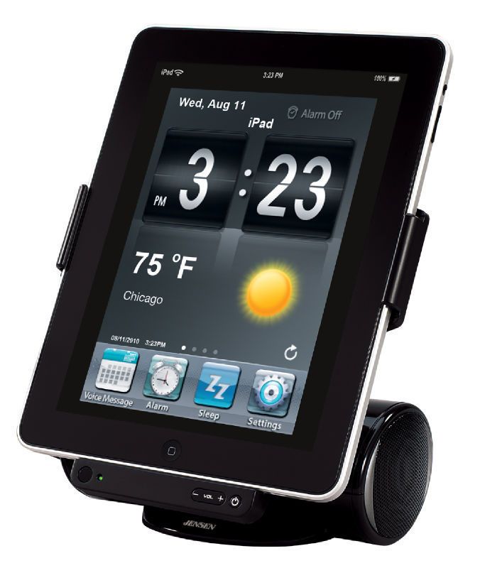 New Jensen Rocker Rotating iPad Dock w/Free iTunes App  