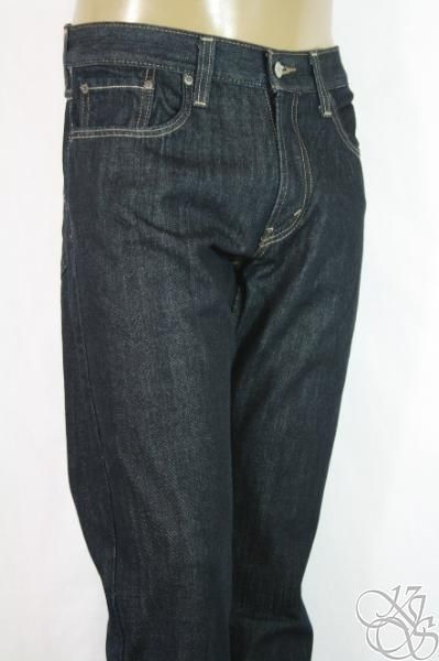 LEVIS JEANS 527 Low Boot Cut Straight Fit Tumbled Rigid Denim Mens 