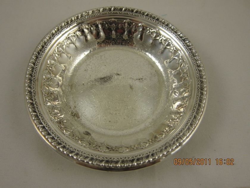 Reed & Barton Riviera 6 Bon Bon Bowl Silverplate Rare  