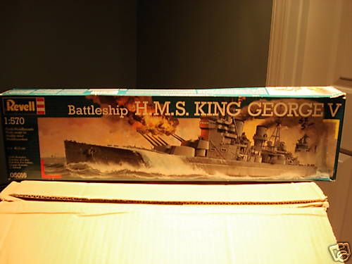 Revell Battleship HMS King George V 05016 Scale 1570  