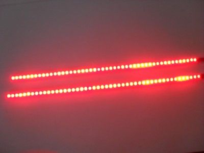 FLASH RED KNIGHT RIDER LED LIGHT CAR DECORATION LIGHT  