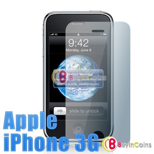 5X LCD Screen Protector Guard for Apple iPhone 3G 3Gs  