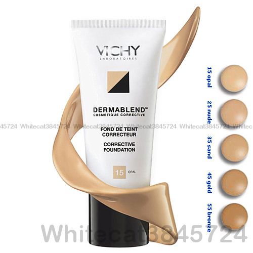 VICHY DERMABLEND CORRECTIVE FOUNDATION SPF35 SALE 15,25,35,45,55 