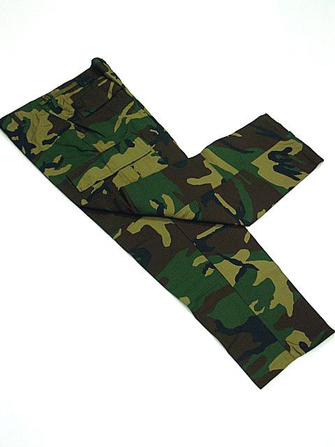 SWAT Airsoft Camo Woodland BDU Uniform Shirt Pants L  