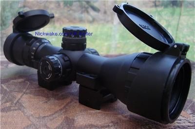 Leapers 3 9x32 Bug Buster CQB Compact Rifle Scope + QD Picatinny Base 