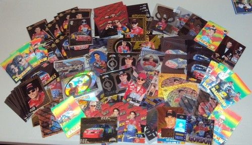 JEFF GORDON INSERT LOT $100 VALUE ALL DIFFERENT  