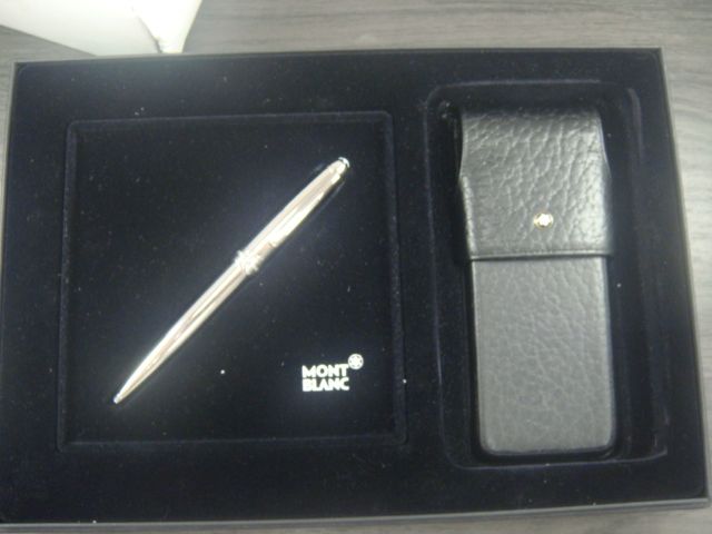 Montblanc Solitaire Platinum Plated 164 Ballpoint Pen  