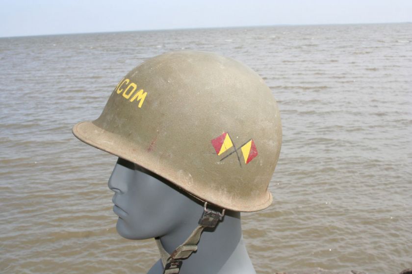   Turner Vietnam US MARINE COMBAT Helmet Museum HISTORY PIECE  