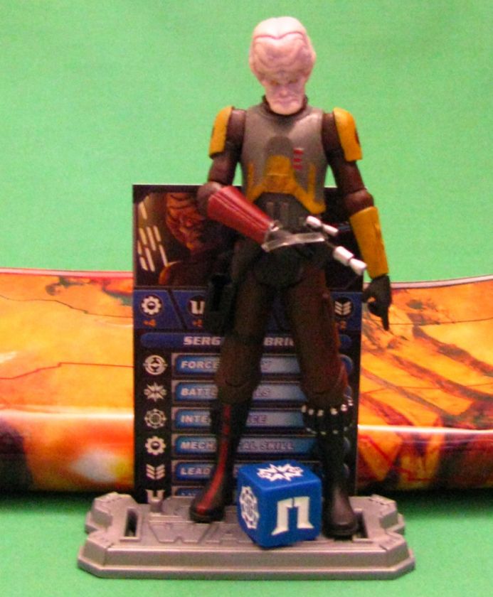 STAR WARS The Clone Wars SERGEANT BRIC w/BATTLE MAT  