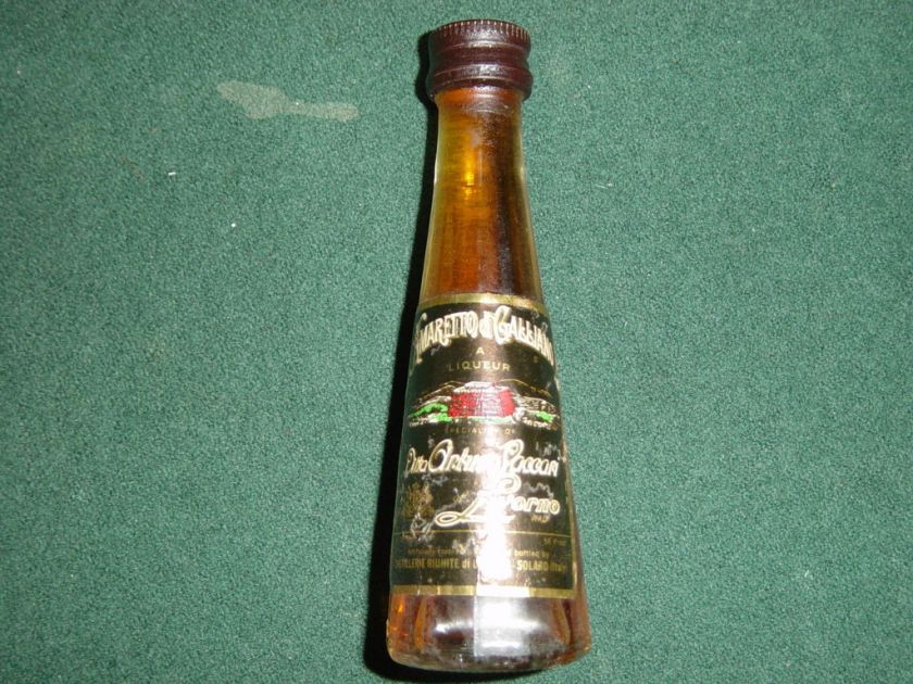 Vintage Mini Liquor Bottle Amaretto de Galliano  