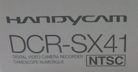 Sony DCR SX41 Flash Camcorder w/60x Optical Zoom AS IS  