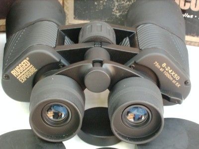 NEW RUGGED EXPOSURE 8 24X50 ZOOM BINOCULARS  