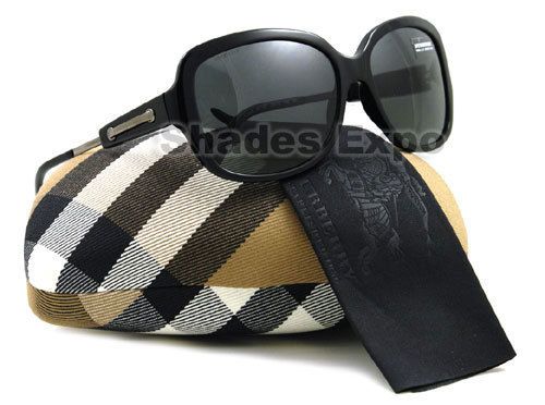 NEW BURBERRY SUNGLASS BE 4049 BLACK 3001/87 B4049 AUTH  