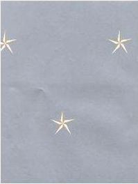 PRIMITIVE STAR Silver Blue Metallic Wallpaper Stars DBL  