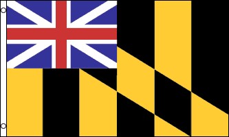 x5 CALVERT FLAG OLD MARYLAND COLONIAL USA 3X5 3 X 5  