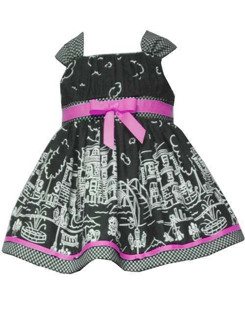 Rare Editions Black Pageant Easter Paris Dress New 3T  